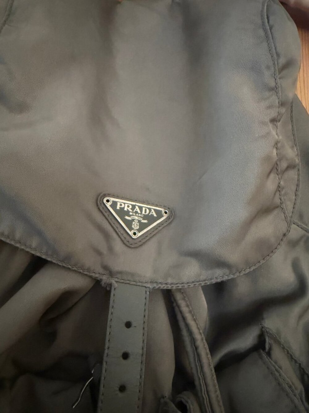 Prada Nylon Backpack Khaki Green - Picture 4 of 6